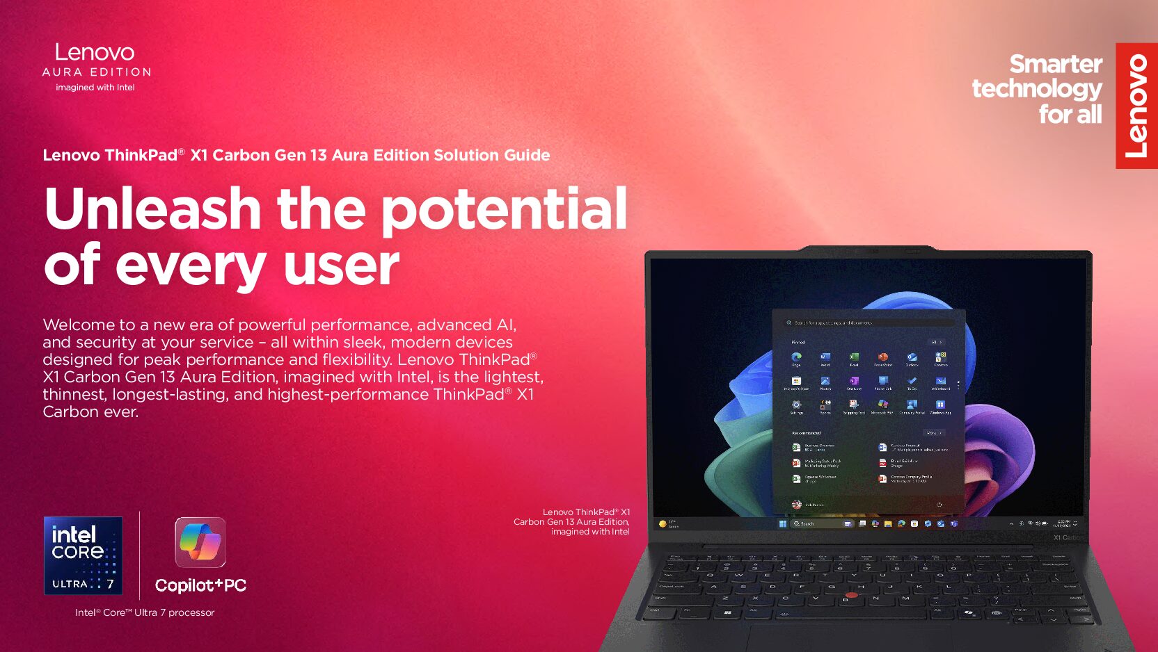 Lenovo ThinkPad X1 Carbon Aura Edition Solution Guide